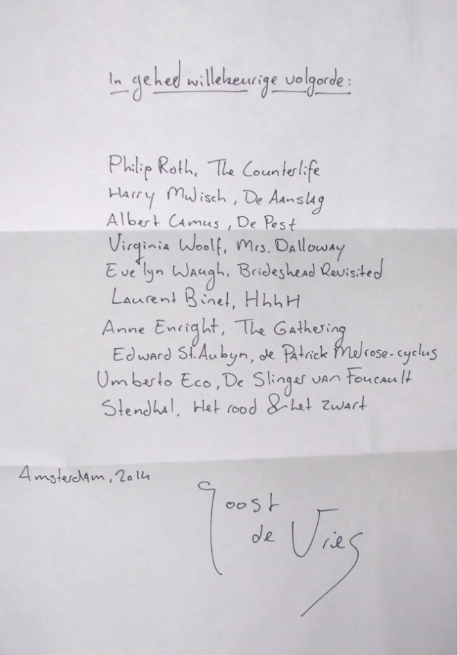 leeslijst-Joost-de-Vries-handgeschreven-HP-De-Tijd