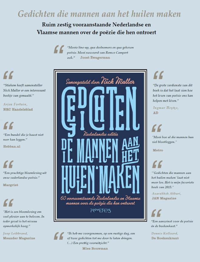 Gedichten mannen huilen