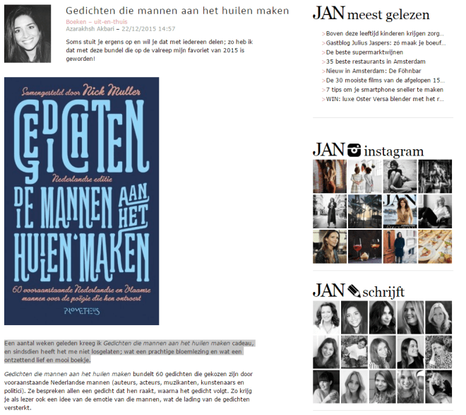 nick muller gedichten die mannen aan het huilen maken favoriet boek 2015 jan magazine