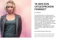eva jinek interview hp de tijd feminist nick muller journalistiek talkshow vriend freek